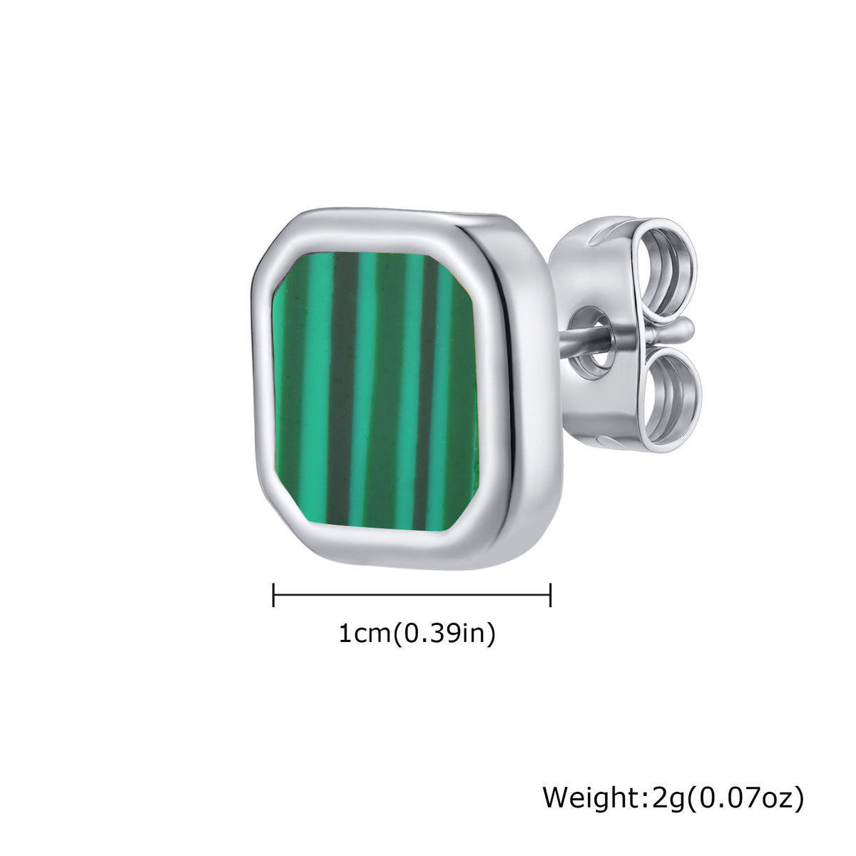 Stainless Steel Inlay Earrings — Six Styles