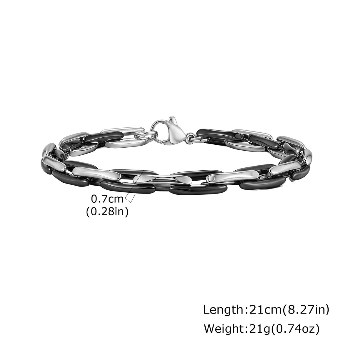 Cuban Chain Stainless Steel Bracelet for Men