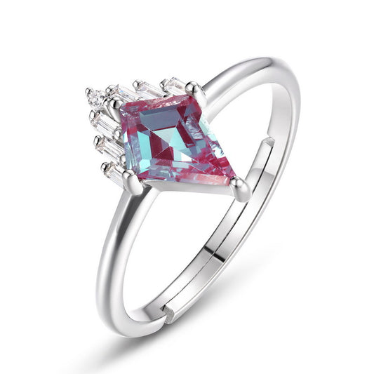Planderful Jewelry Alexandrite Ring Sterling Silver