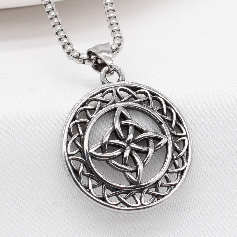 Personalized Retro Viking Celtic Titanium Steel Pendant for Men - Wholesale Foreign Trade Jewelry