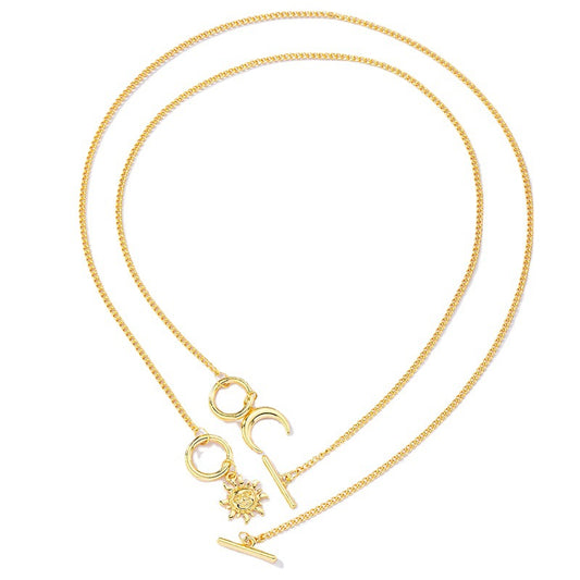 Sunflower Horn Necklace Set - Vienna Verve Collection