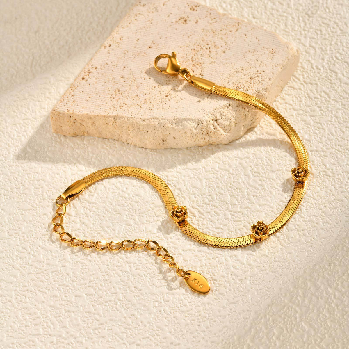 Flower Stainless Steel Bracelet