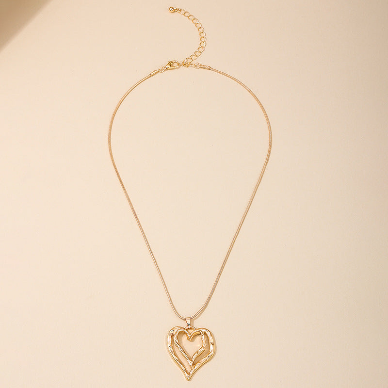 Exclusive Hollow Love Lady Necklace - Vienna Verve Collection