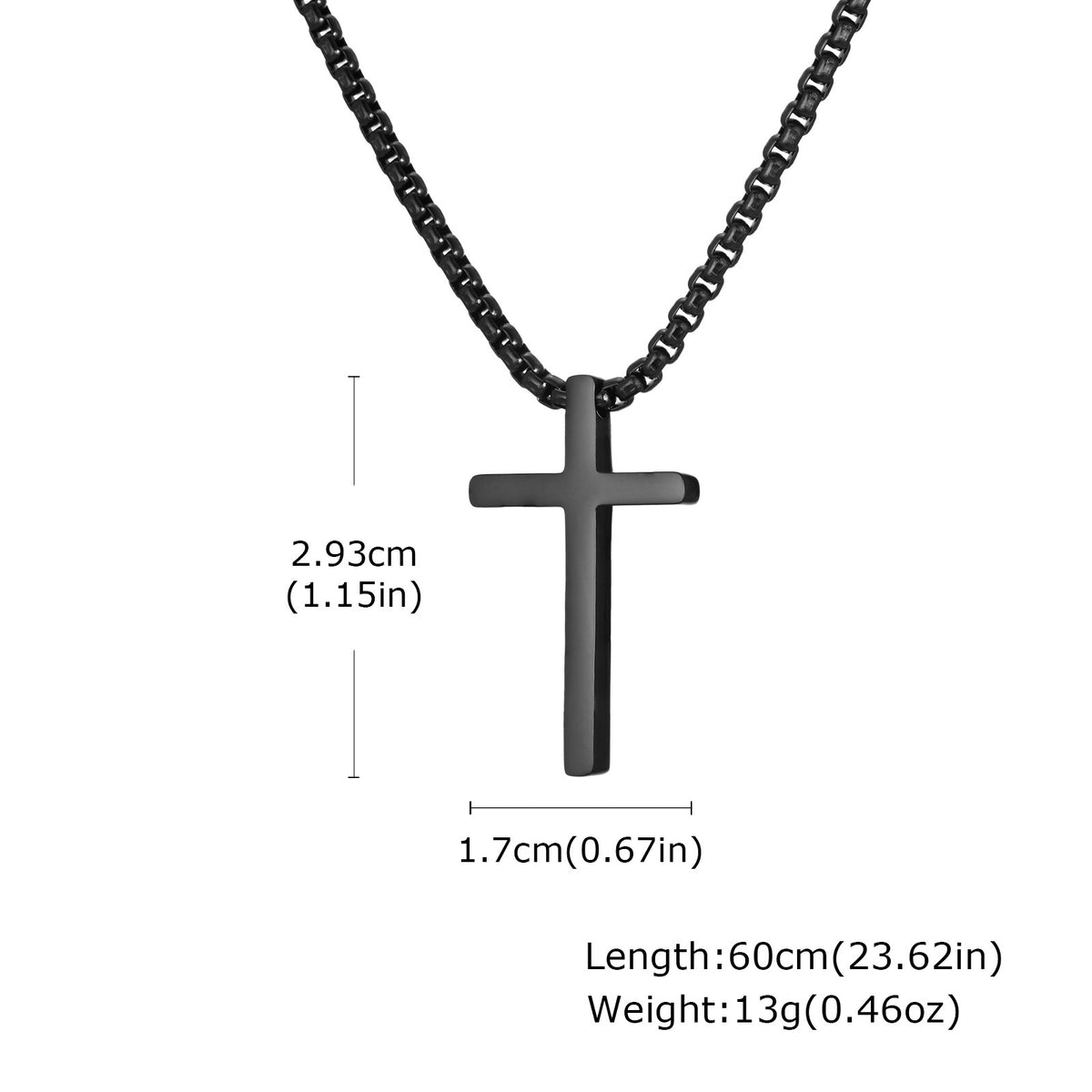 Stainless Steel Cross Necklace