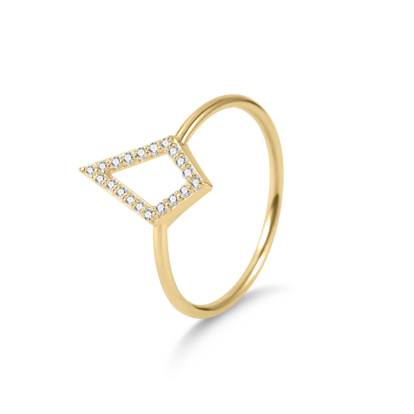 Light Luxury Design Sense S925 Silver Moissanite Stacked Ring