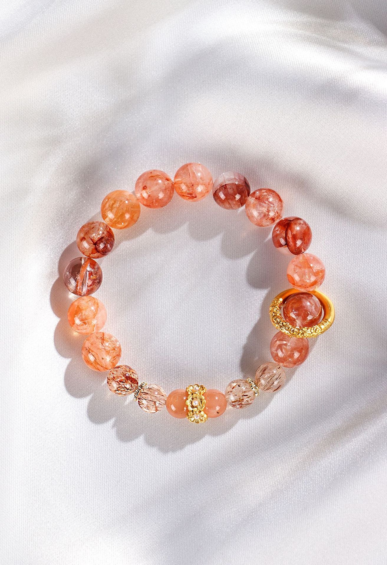 Planderful Fortune's Favor Bracelet – Elegant Black Gold Super Seven Design