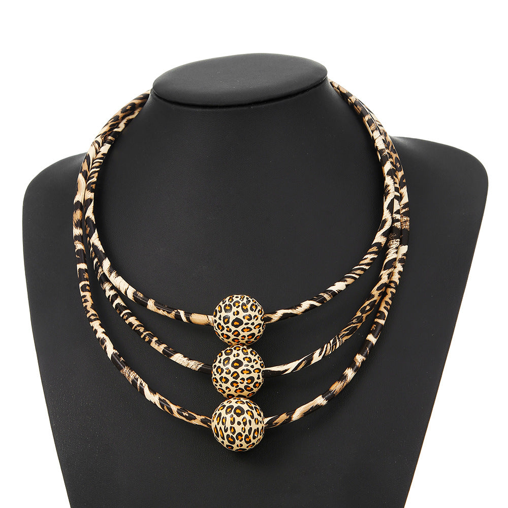 Planderful Savanna Rhythms Necklace – Fashionable Retro Multi-Layer Design