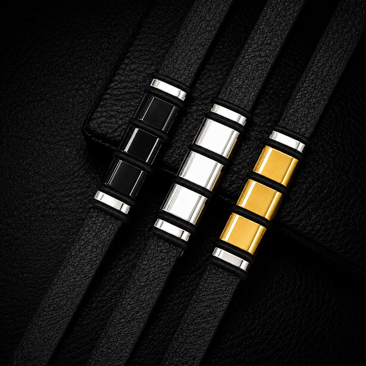 Mens Stainless Steel Bracelet Everyday Genie By Planderful Unisex Versatile Modern Jewelry For Business Professionals