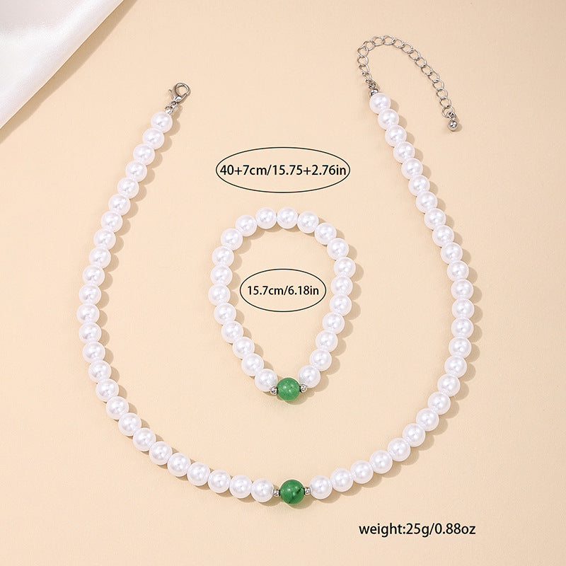 Vintage Pearl Charm Jewelry Set for Stylish Women