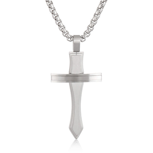 Cross-Border Creative Sword Pendant for Men - Personalized Titanium Steel Fashion Accessory from Japan and South Korea