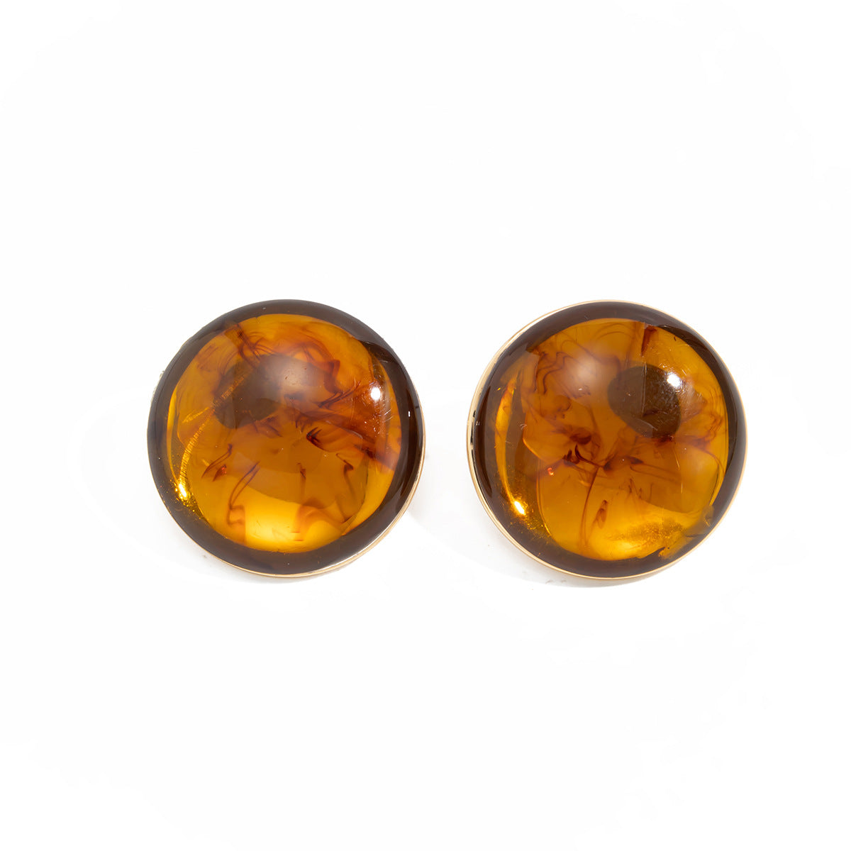 Planderful Vienna Verve Medieval Style Elegant Geometric Stone Stud Earrings For Women
