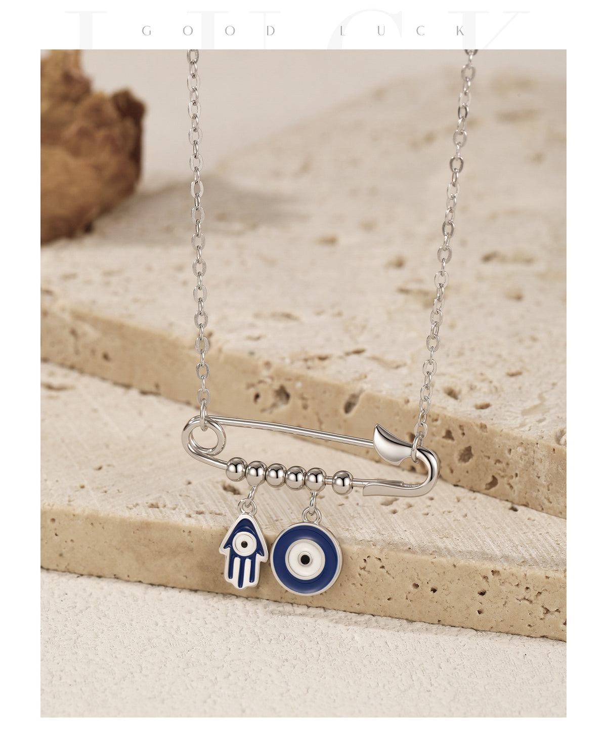 925 Sterling Silver Geometric Necklace