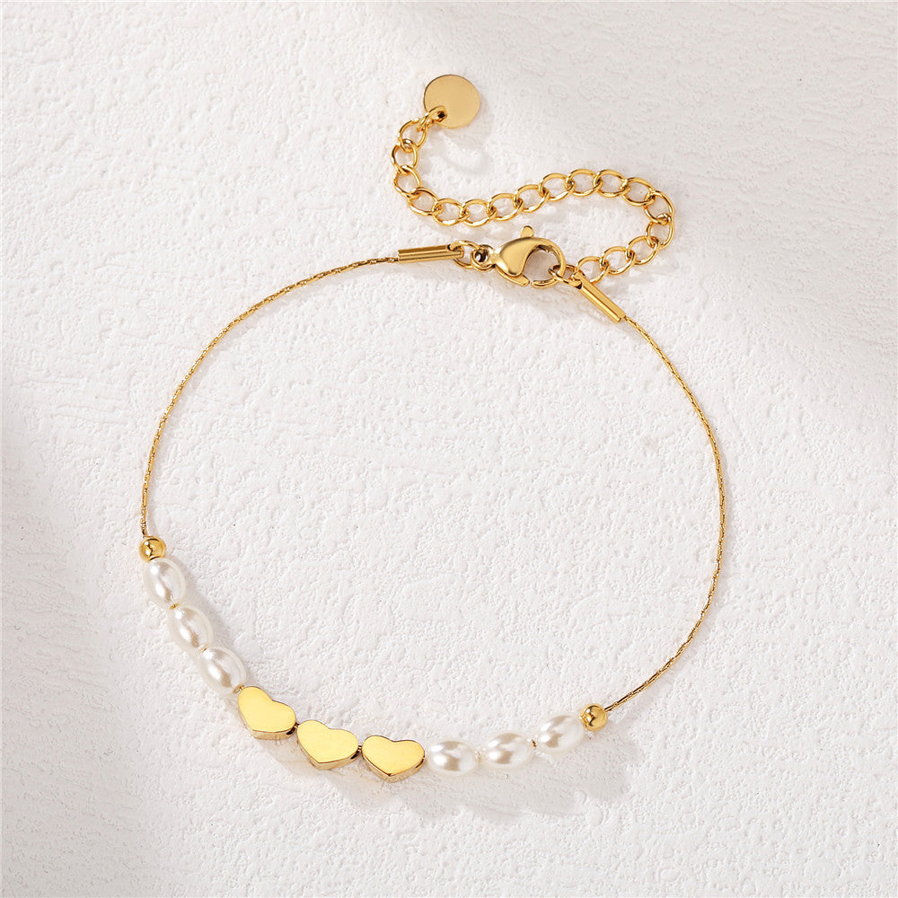 Love Pendant Bracelet For Women Planderful Durable Stainless Steel Minimalist Jewelry Gift