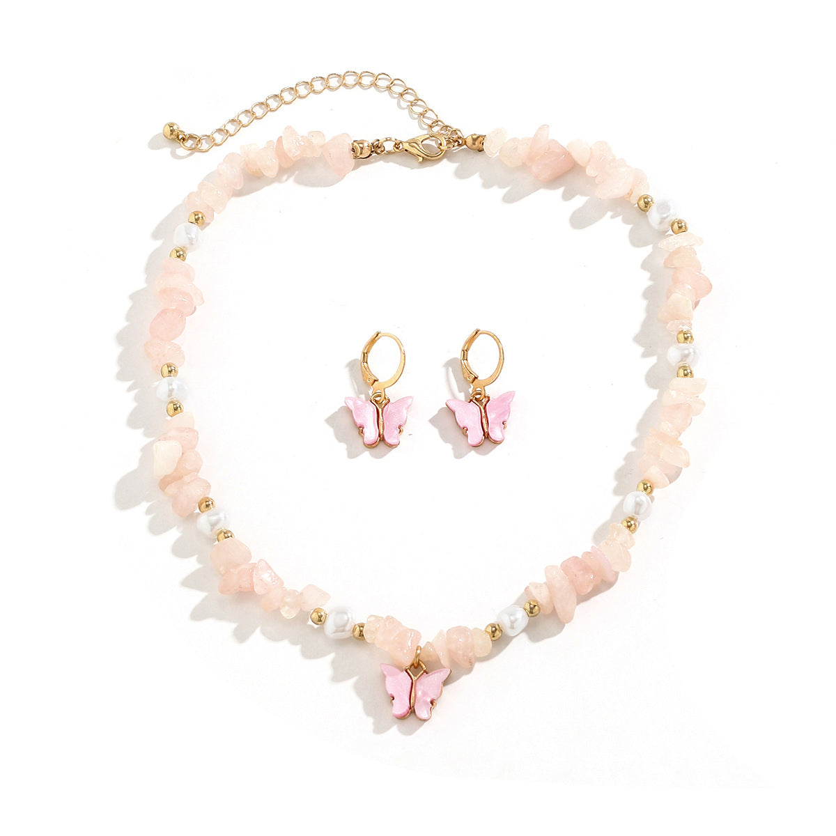 Vibrant Butterfly Necklace from Planderful Collection's Vienna Verve Line in Summer Holiday Style.