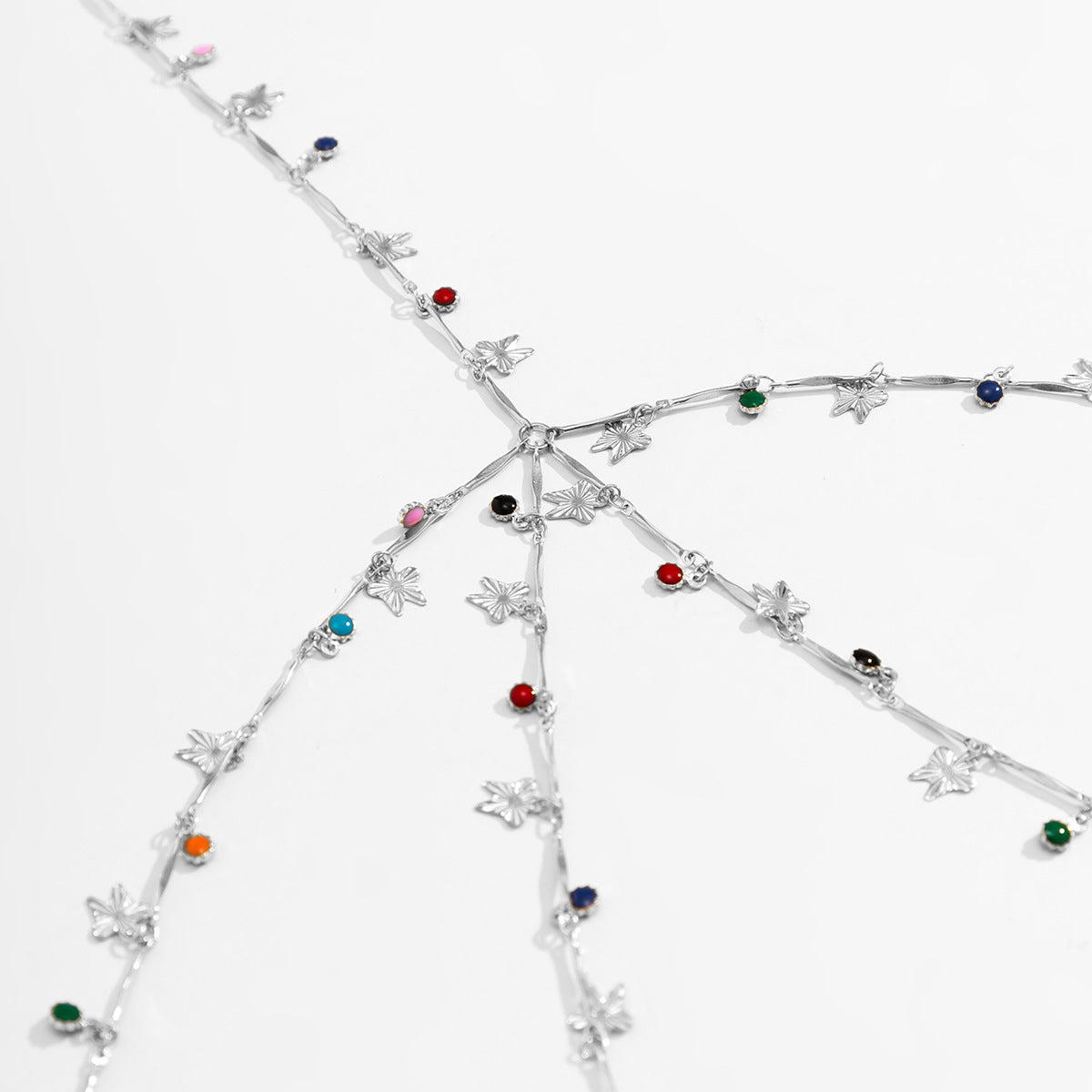 Alluring Vienna Verve Female Jewelry Set for Neck, Waist, and Body