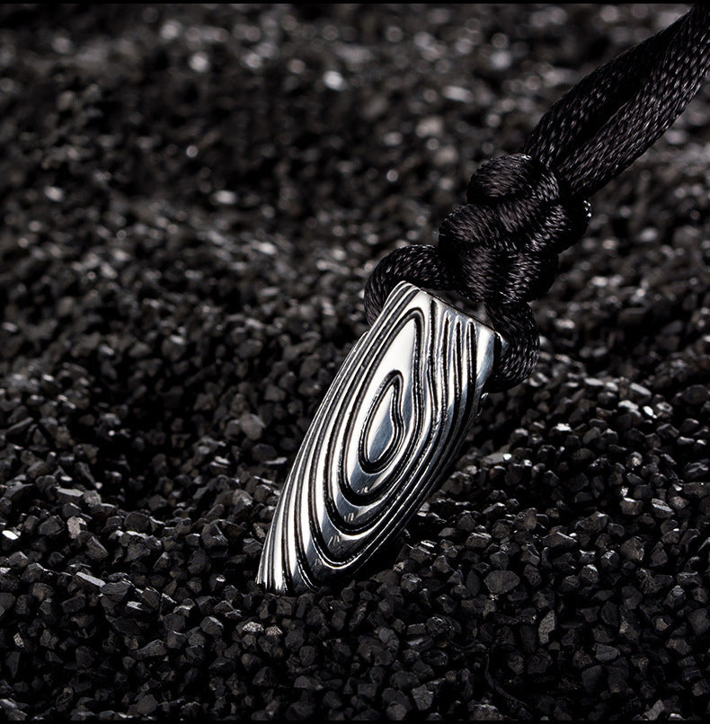 Film And Television Same Necklace Titanium Steel Pendant