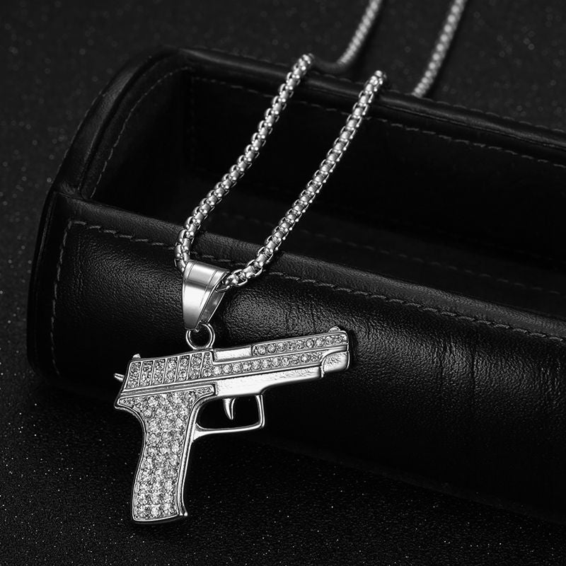 Zircon Necklace - Statement Hip Hop Pendant