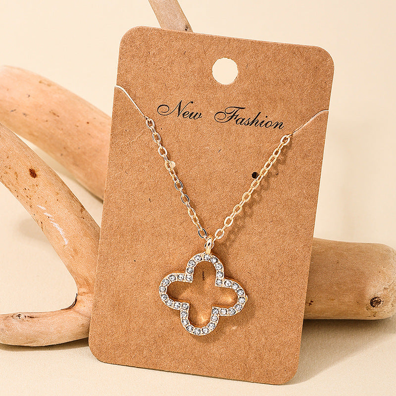 Four Leaf Clover Necklace Set - Vienna Verve Collection