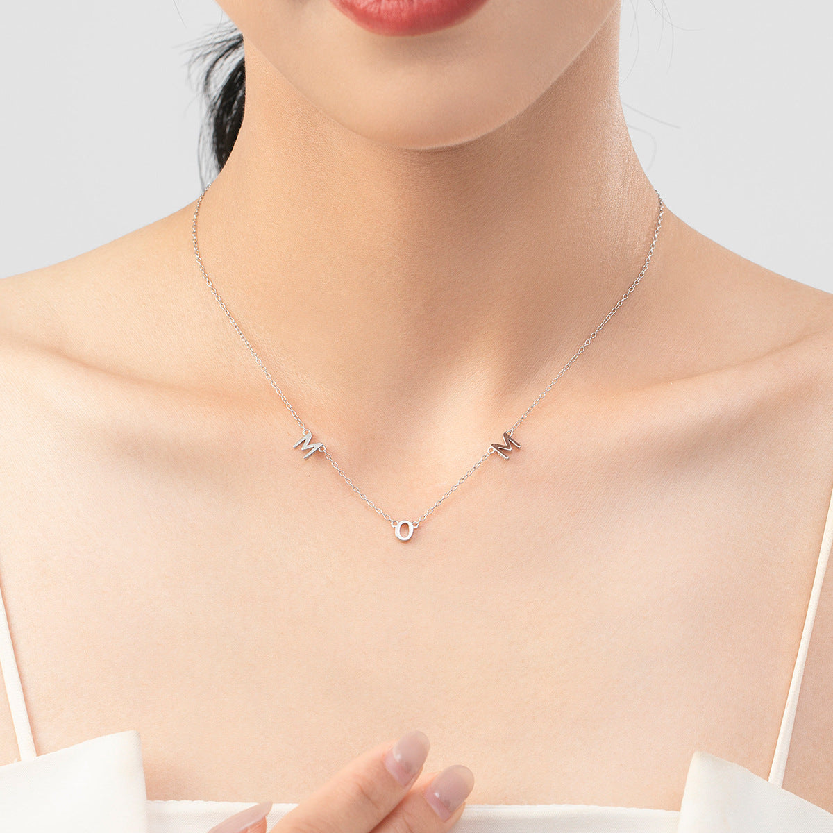 Mother's Sterling Silver Necklace