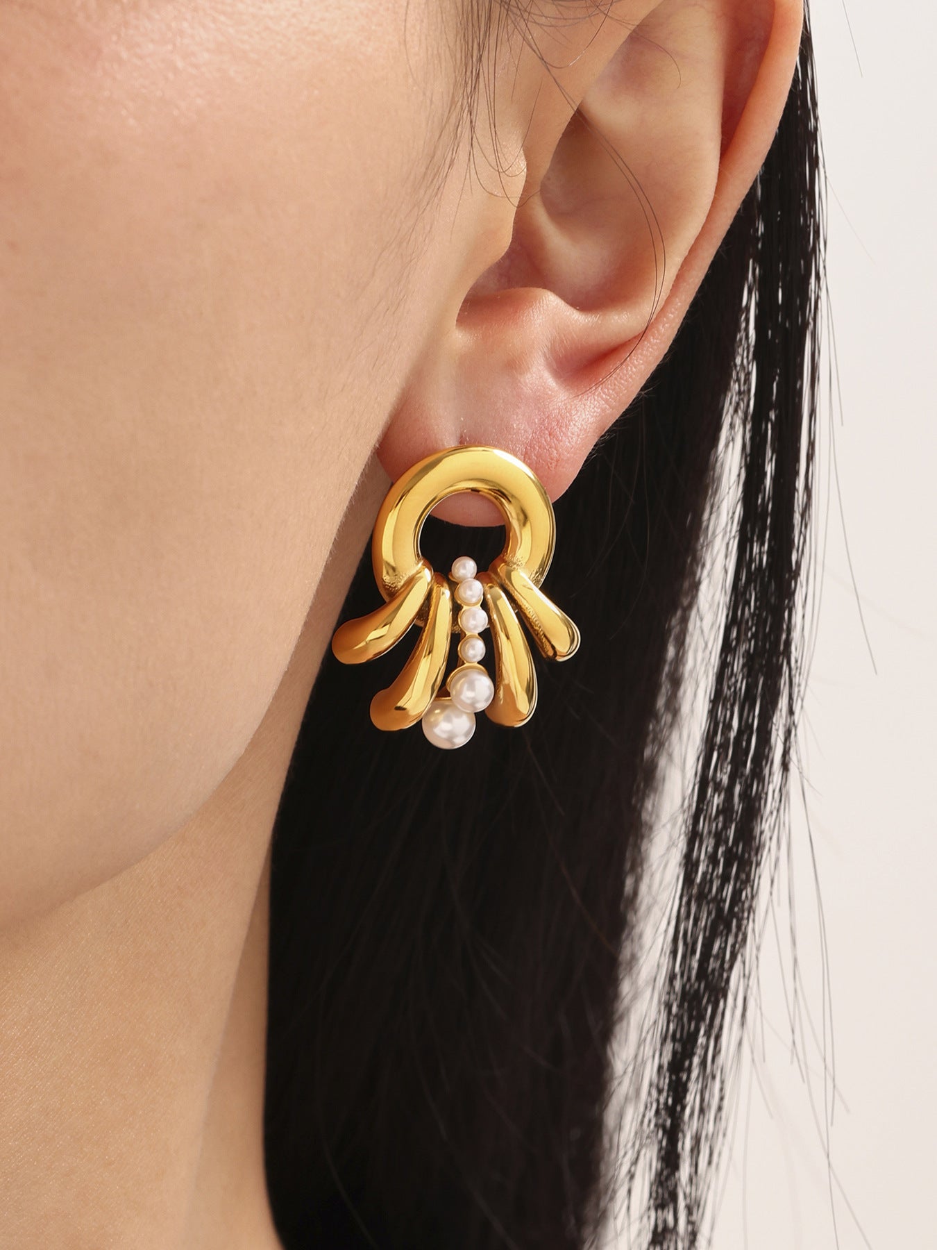 Planderful French Bead Multi Layer Earrings Everyday Luxury