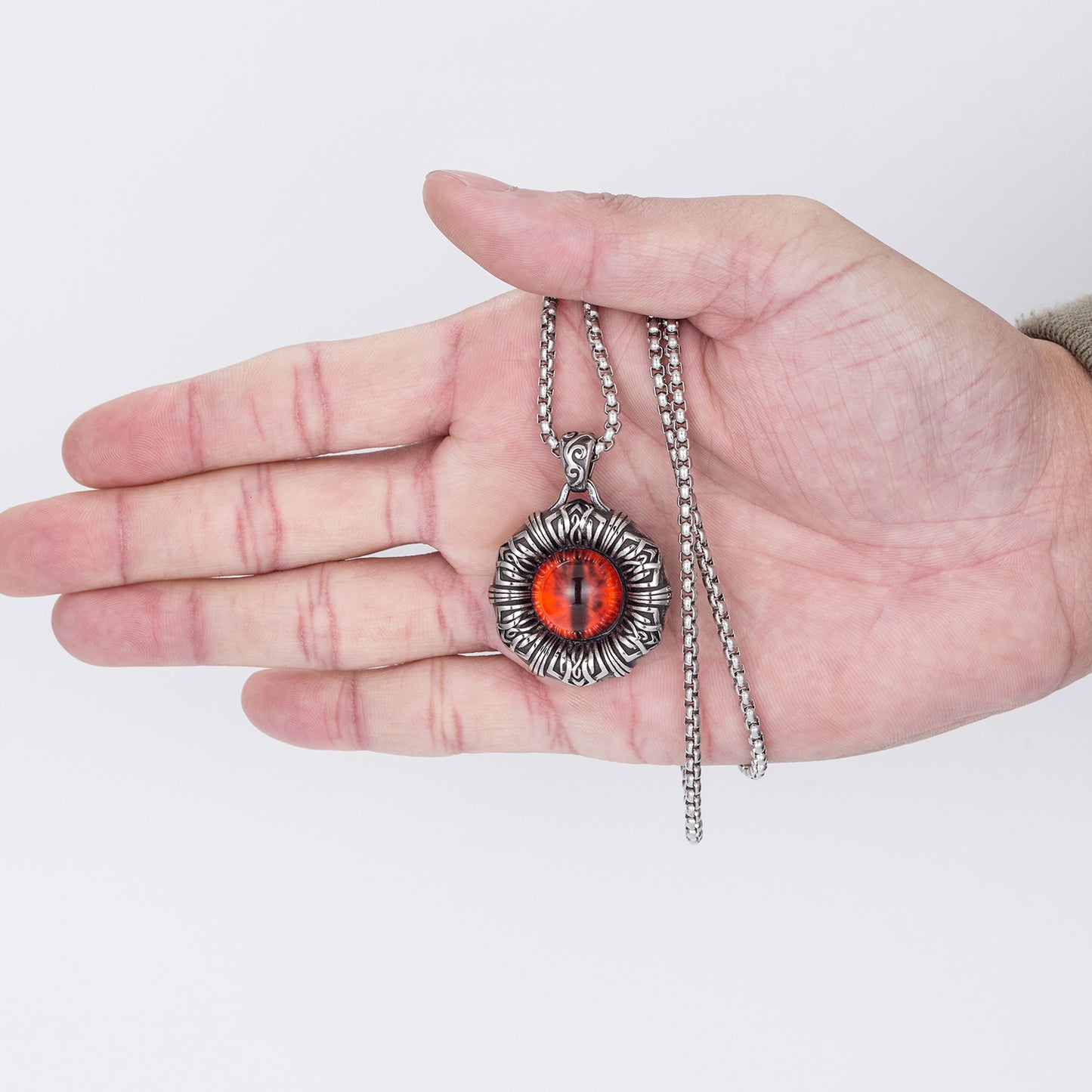 Steel Necklace - Statement Men's Necklace