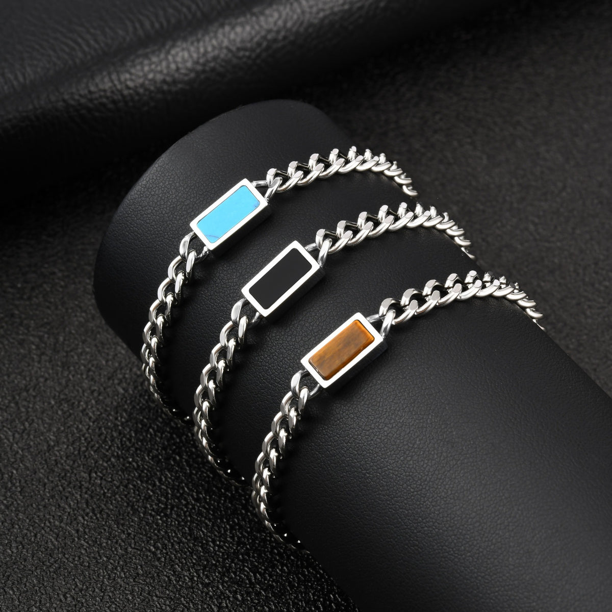 Turquoise Stainless Steel Bracelet