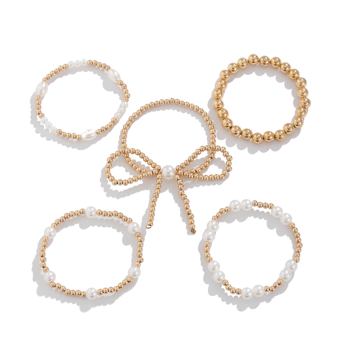 Planderful Beaded Bracelet Set for Women Versatile Exaggerated Multi Layer Design Statement Jewelry Vienna Verve