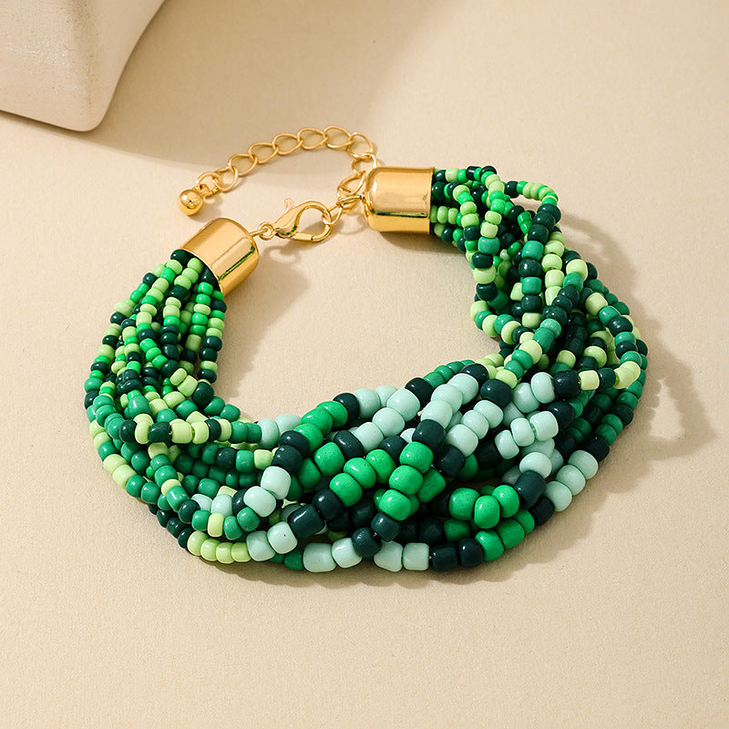 Planderful Vienna Verve Bracelet – Fashionable Multi-Layer Beach Accessory