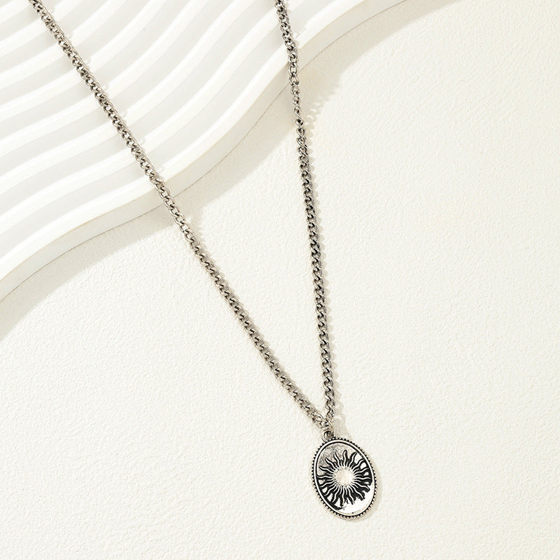 Sunflower Tag Necklace - Vienna Verve Collection
