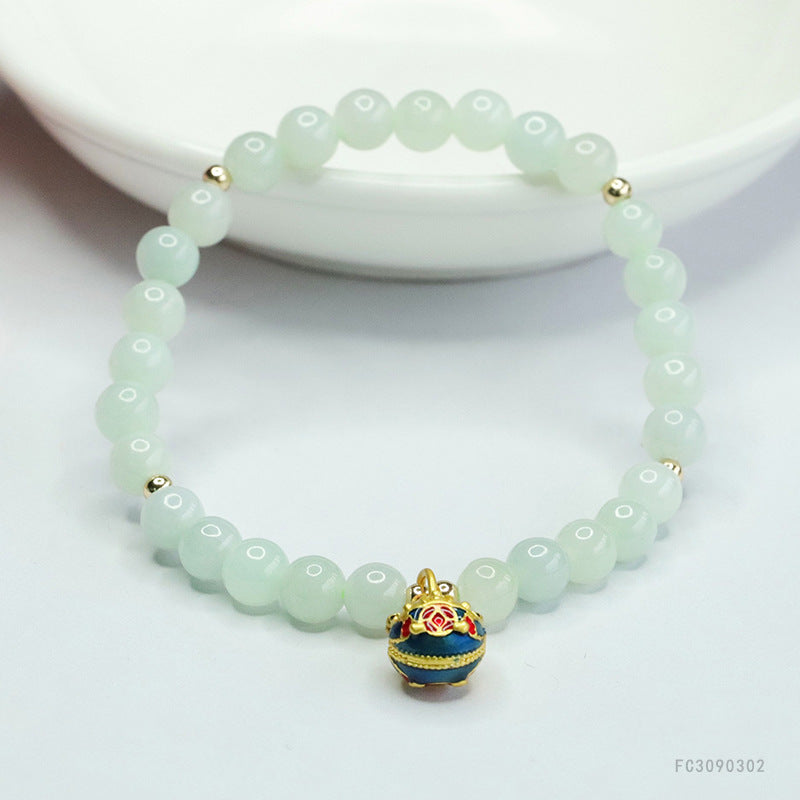 Jadeite Round Bead Style 4 Bracelet