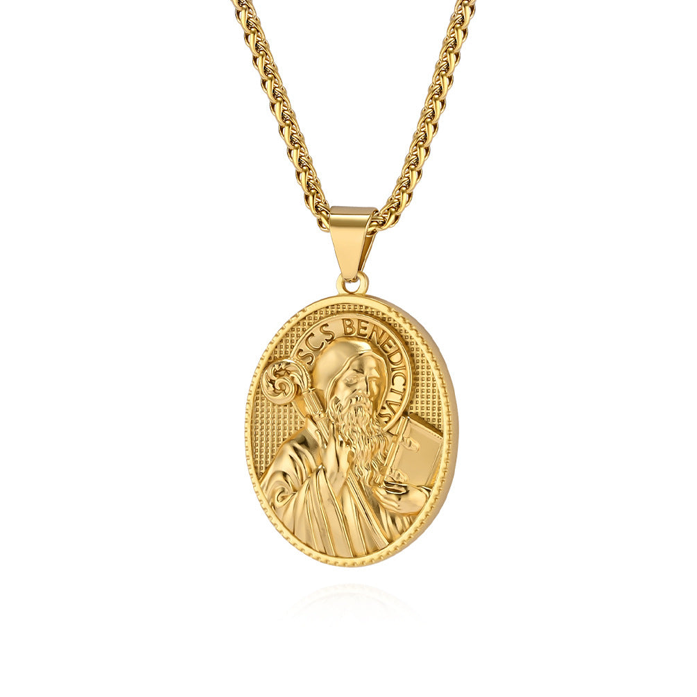 Stainless Steel Vintage Pendants or Chain — Choose Your Style