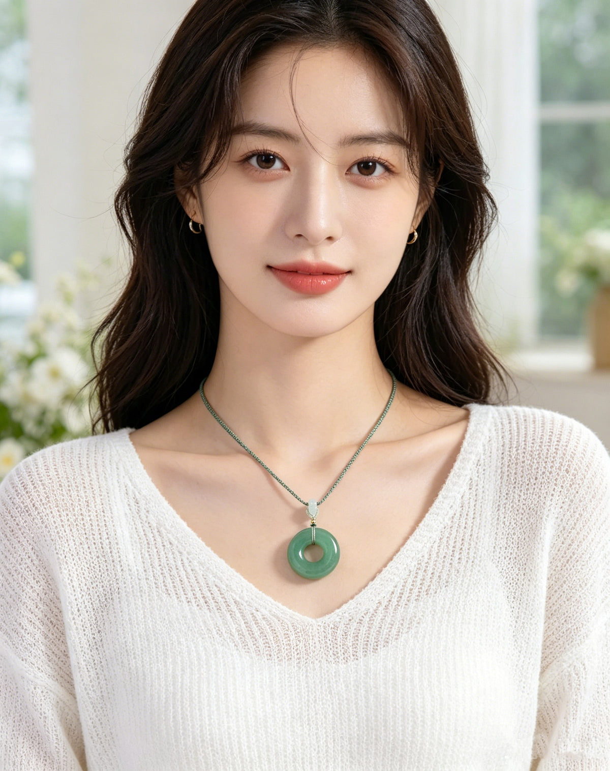 Jade Pendant Necklace