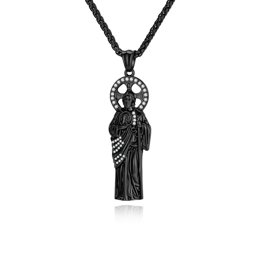 St Jude Pendant Necklace For Unisex Wear Classic Retro Protection Symbol By Planderful Everyday Genie