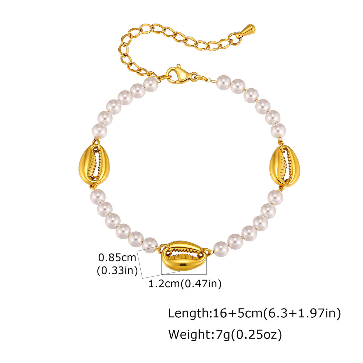 Shell Stainless Steel Bracelet