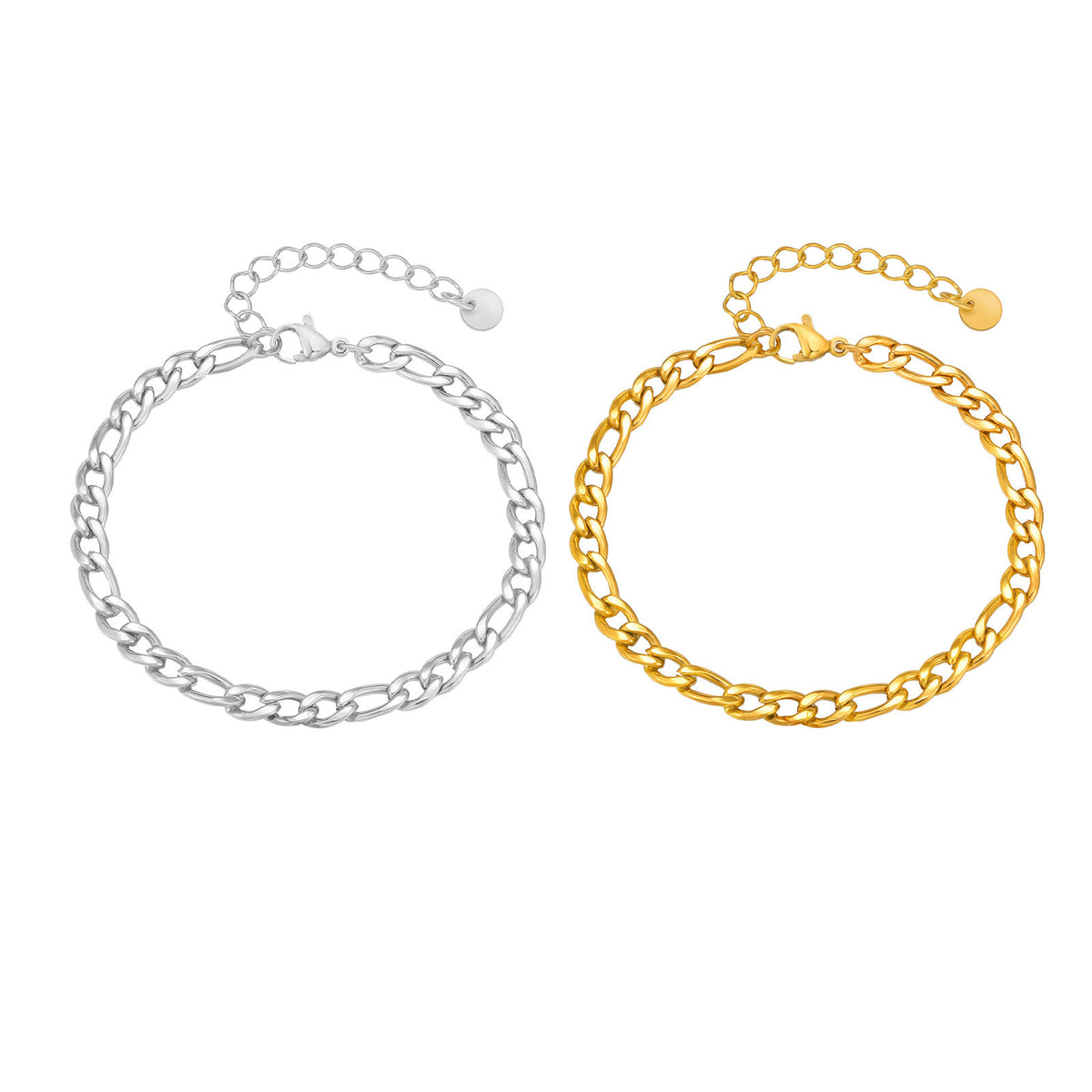 Three To One NK Stainless Steel Bracelet for Men