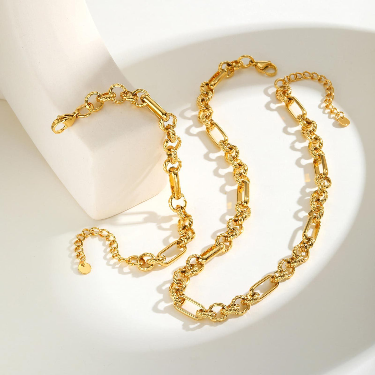 Braided Stainless Steel Bracelet Unisex