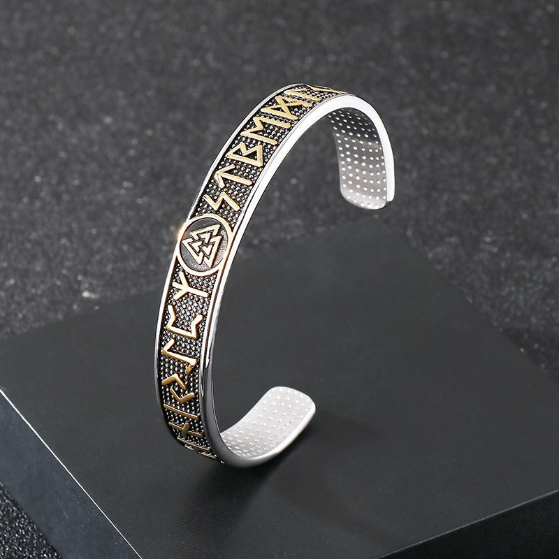 Planderful Viking Rune Bracelet For Men Personalized