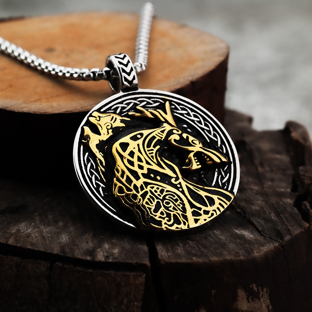 European and American Style Viking Dragon Pendant for Men