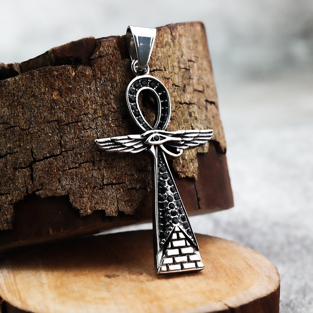 Cross European-American Men's Pendant Necklace