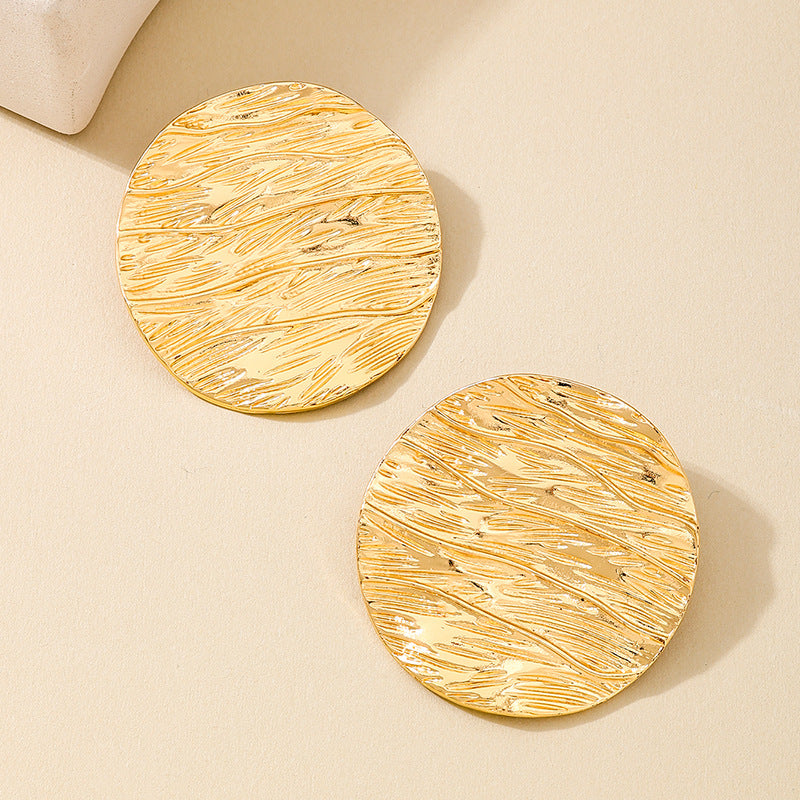 Planderful Vienna Verve Earrings – Fashionable Retro Metal Design