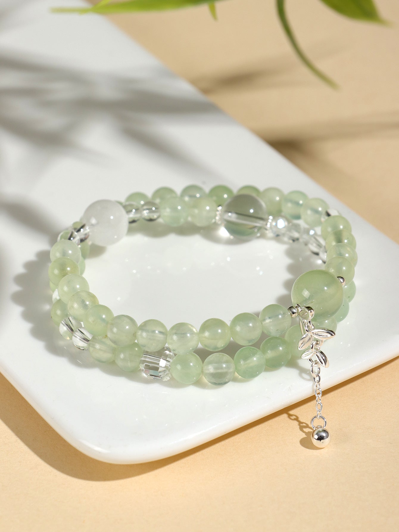Planderful Fortune's Favor Bracelet – Elegant White Crystal Design