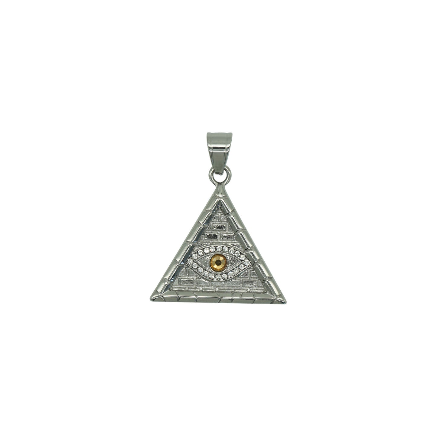 Planderful Eye Of Horus Pendant Titanium Steel Necklace For Unisex Protection Jewelry Everyday Statement