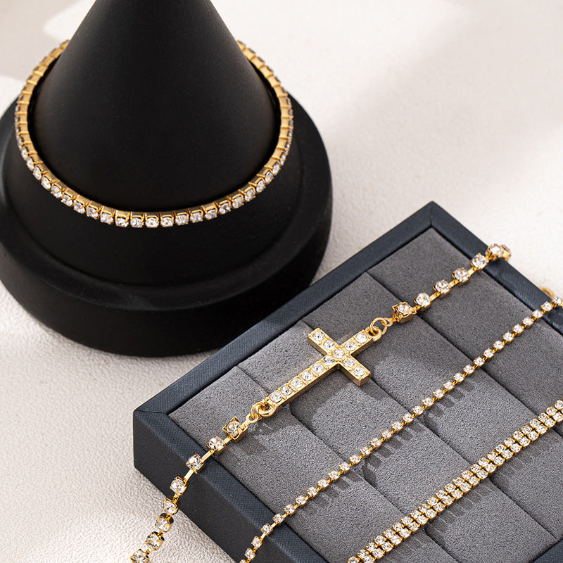 Planderful Vienna Verve Bracelet Set – Elegant Zircon-Encrusted Design