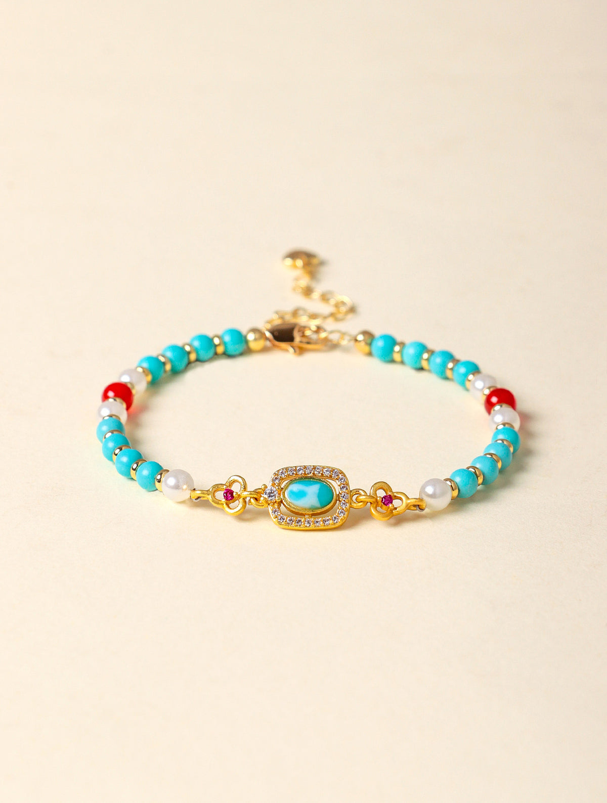 Agate Pearl Bracelet