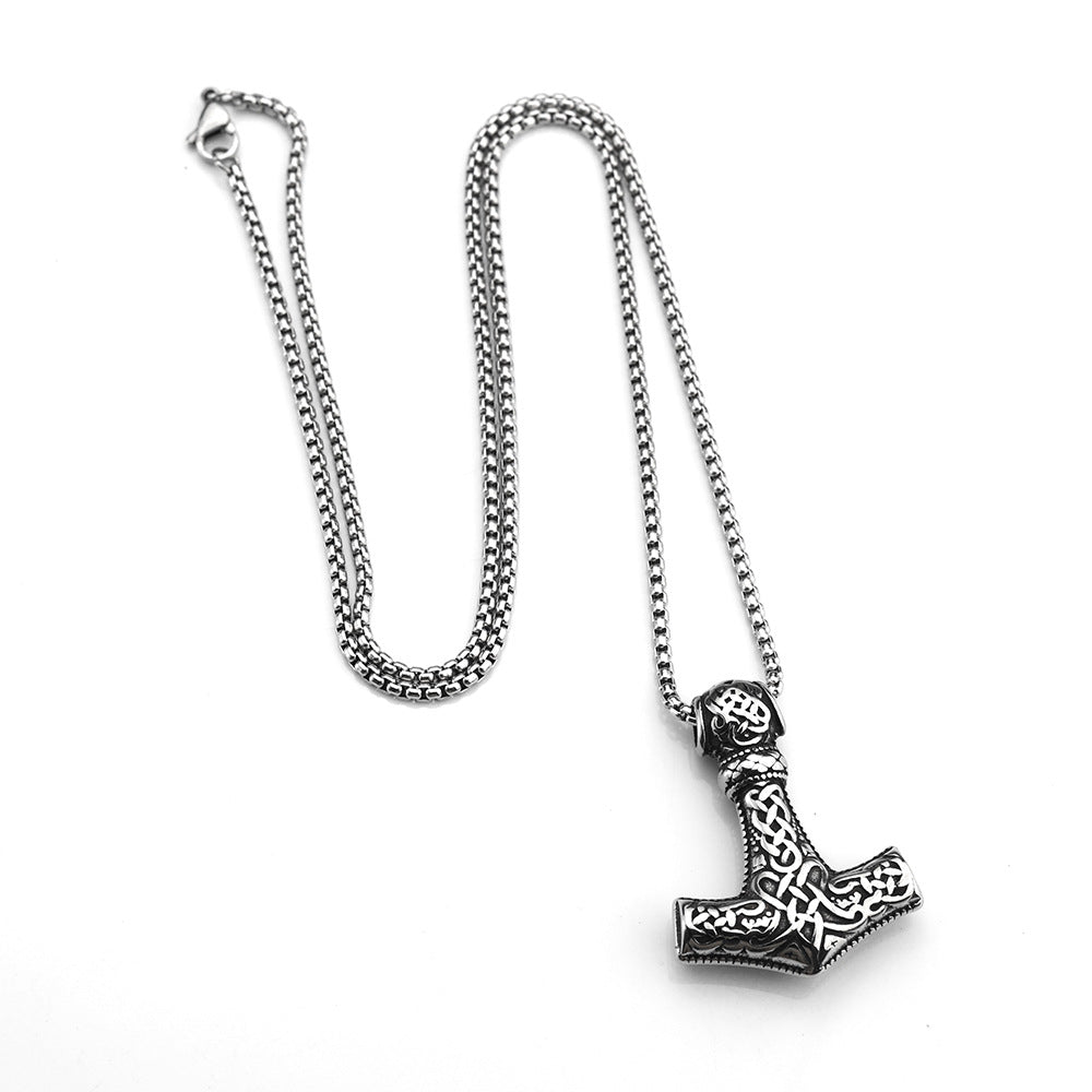 European And American Style Viking Thor Hammer Necklace