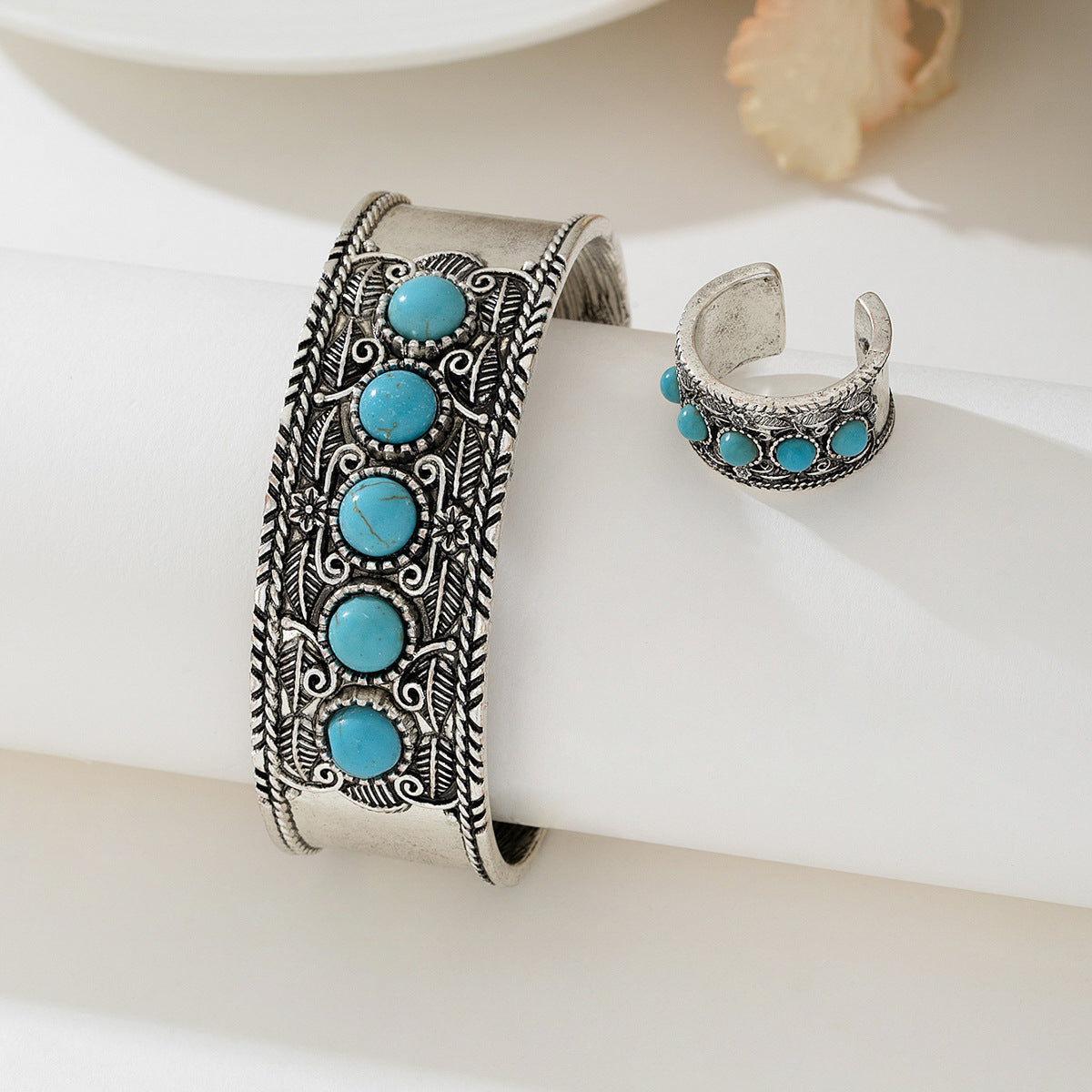 Bohemian Turquoise Jewelry Set by Planderful for Fashion Lovers