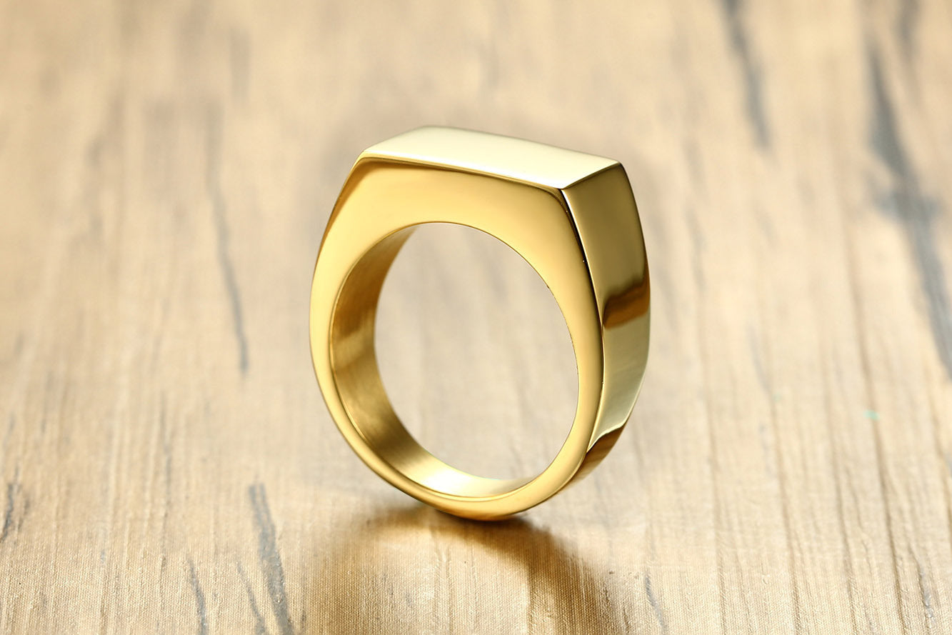 New Product Launch Stainless Steel Simple Casting Ring