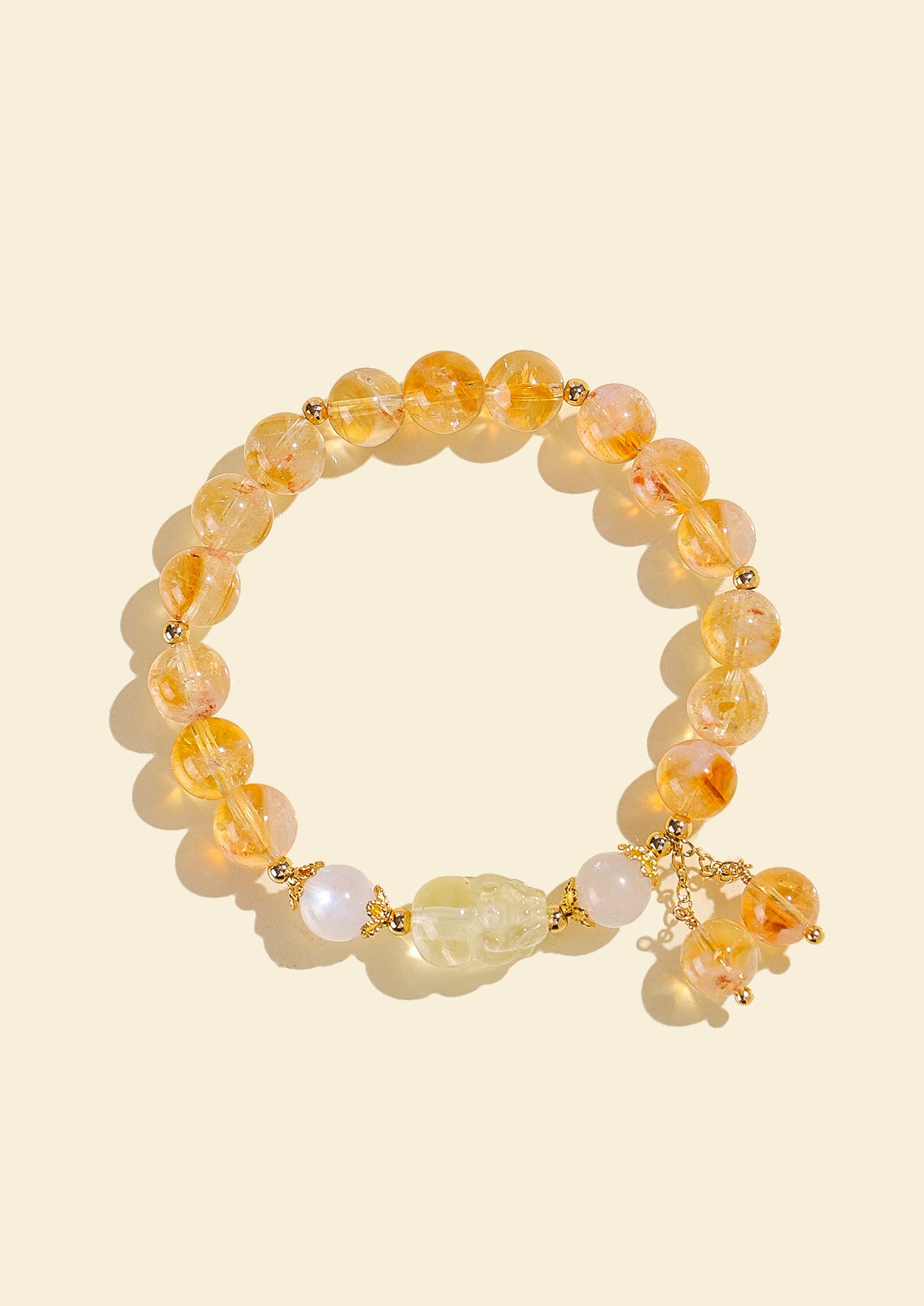Planderful Fortune's Favor Citrine Pixiu Bracelet – Fresh and Sweet Design