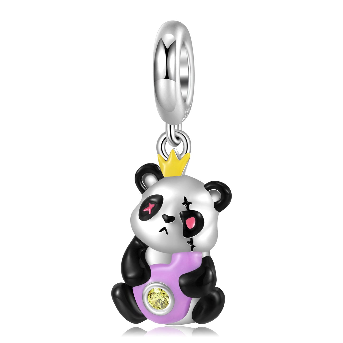 Panda Doll Silver Pendant