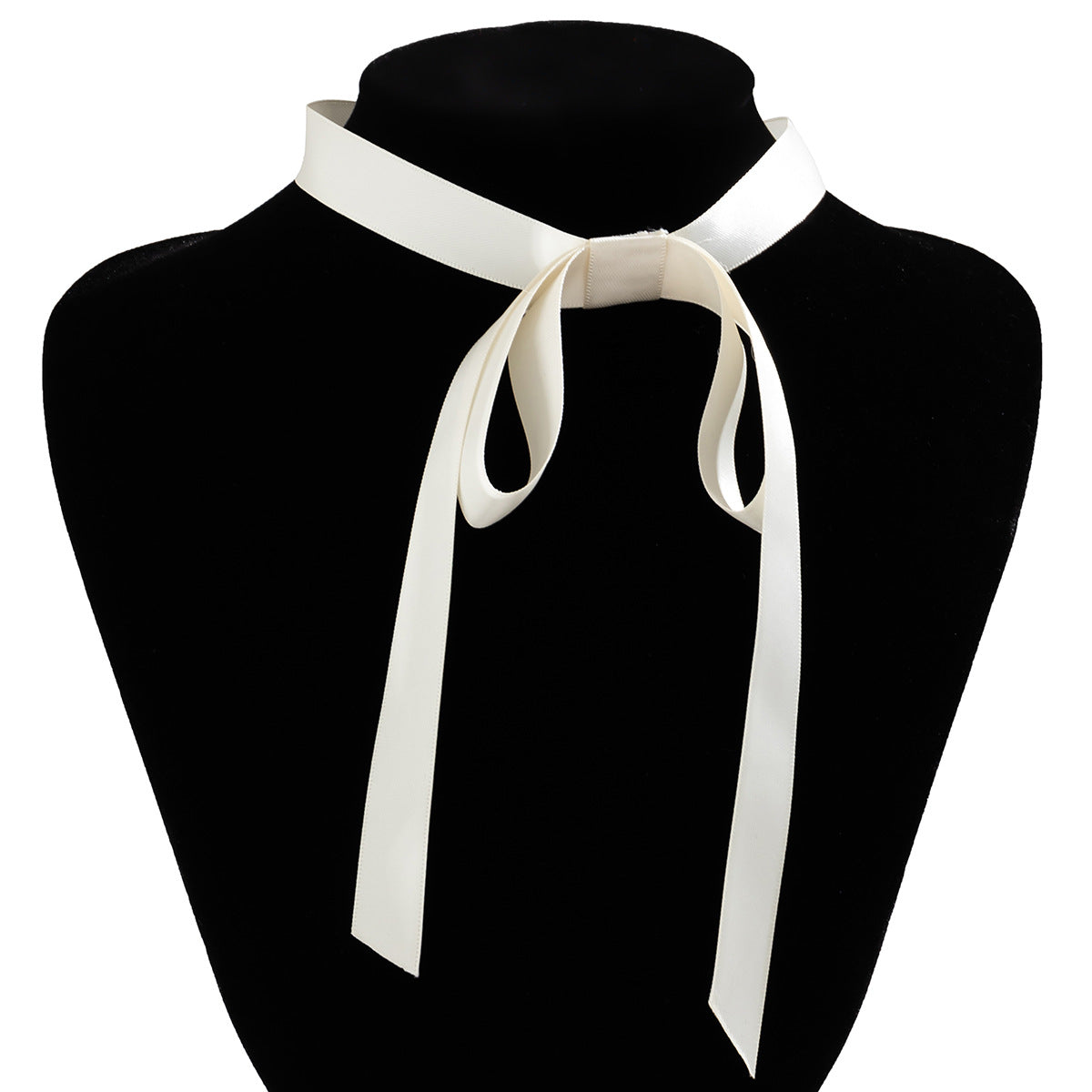 Trendy Tassel Necklace with Bow Choker and Handcrafted Collar for Women